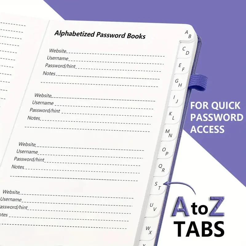 Password Book with Alphabetica - Journal Leather Hardcover ulasan dan harga