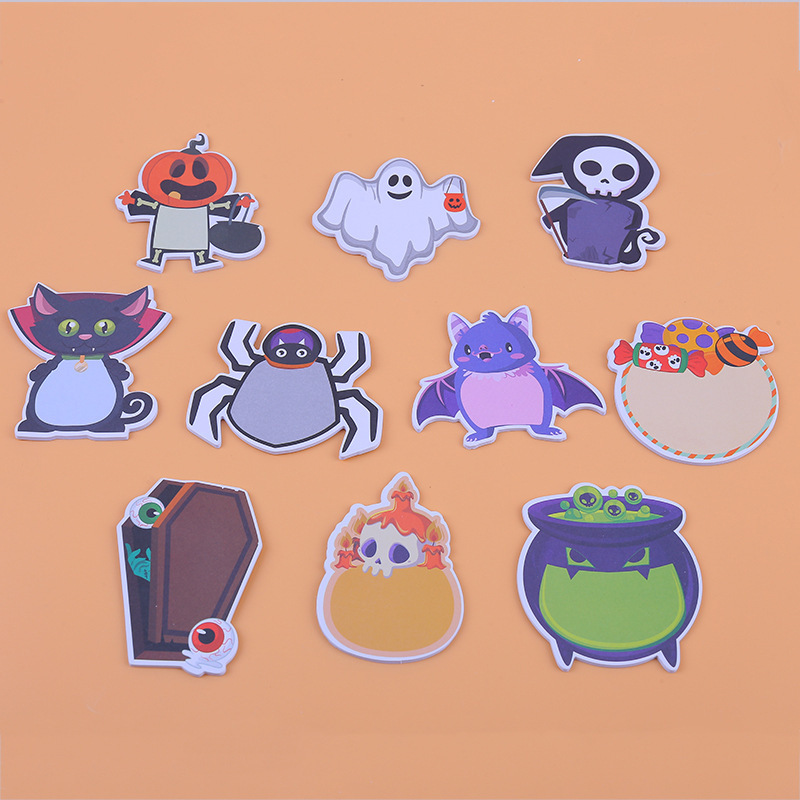 200Pages Halloween Theme Memo  - Memo Pad Sticky ulasan dan harga