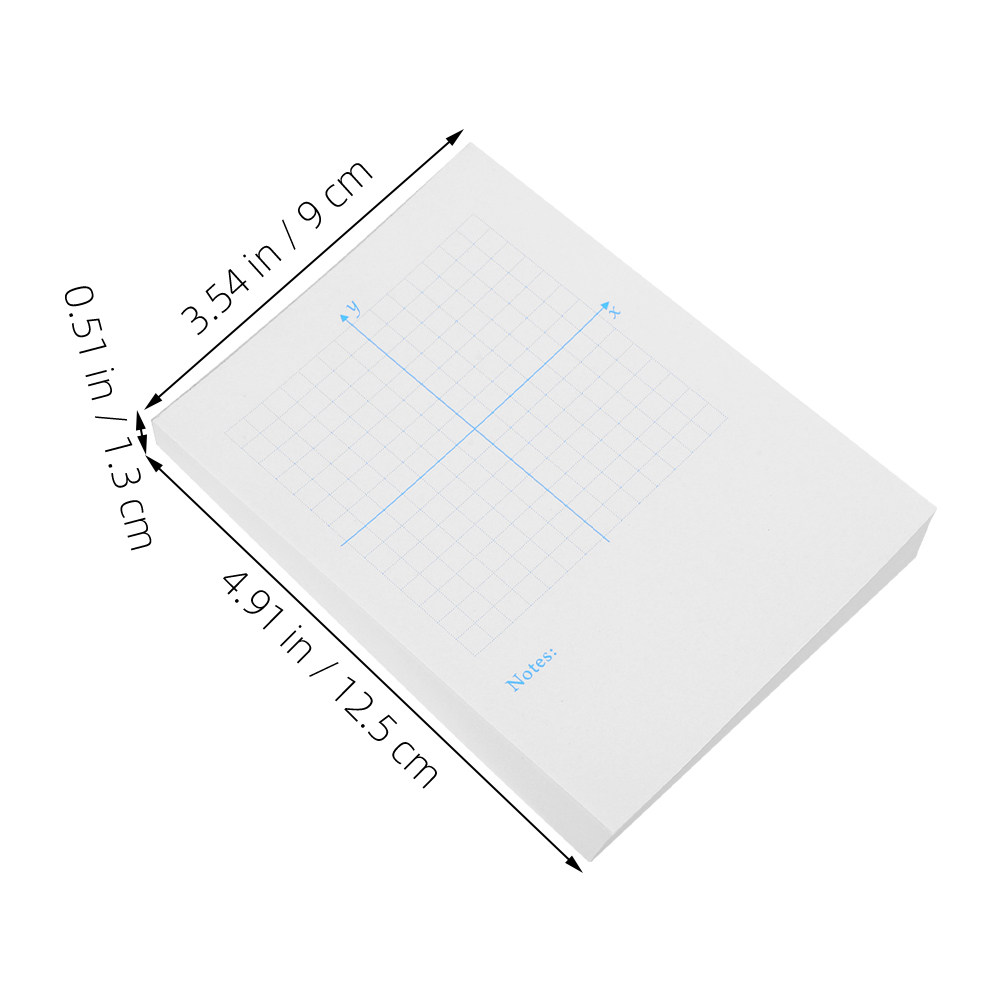 3Pcs Math Xy Coordinate System - Graph Paper Pad ulasan dan harga