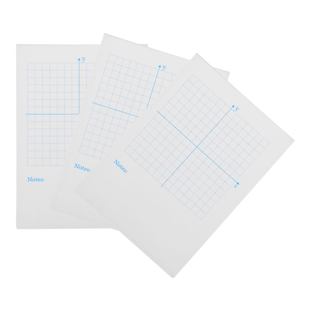3Pcs Math Xy Coordinate System - Graph Paper Pad ulasan dan harga