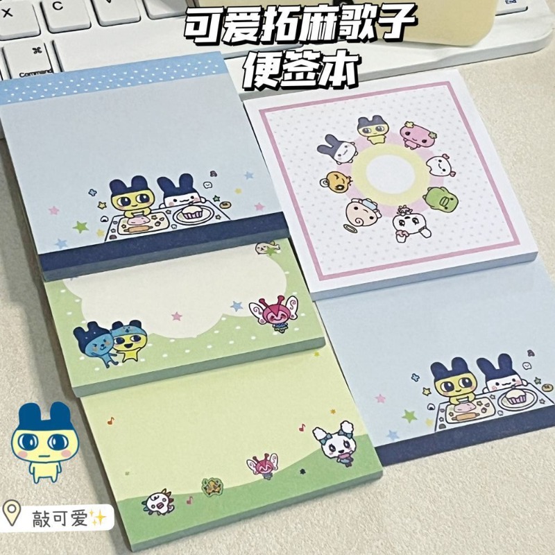 4pcs Tamagotchi Mametchi Memet - Memo Pad Sticky ulasan dan harga