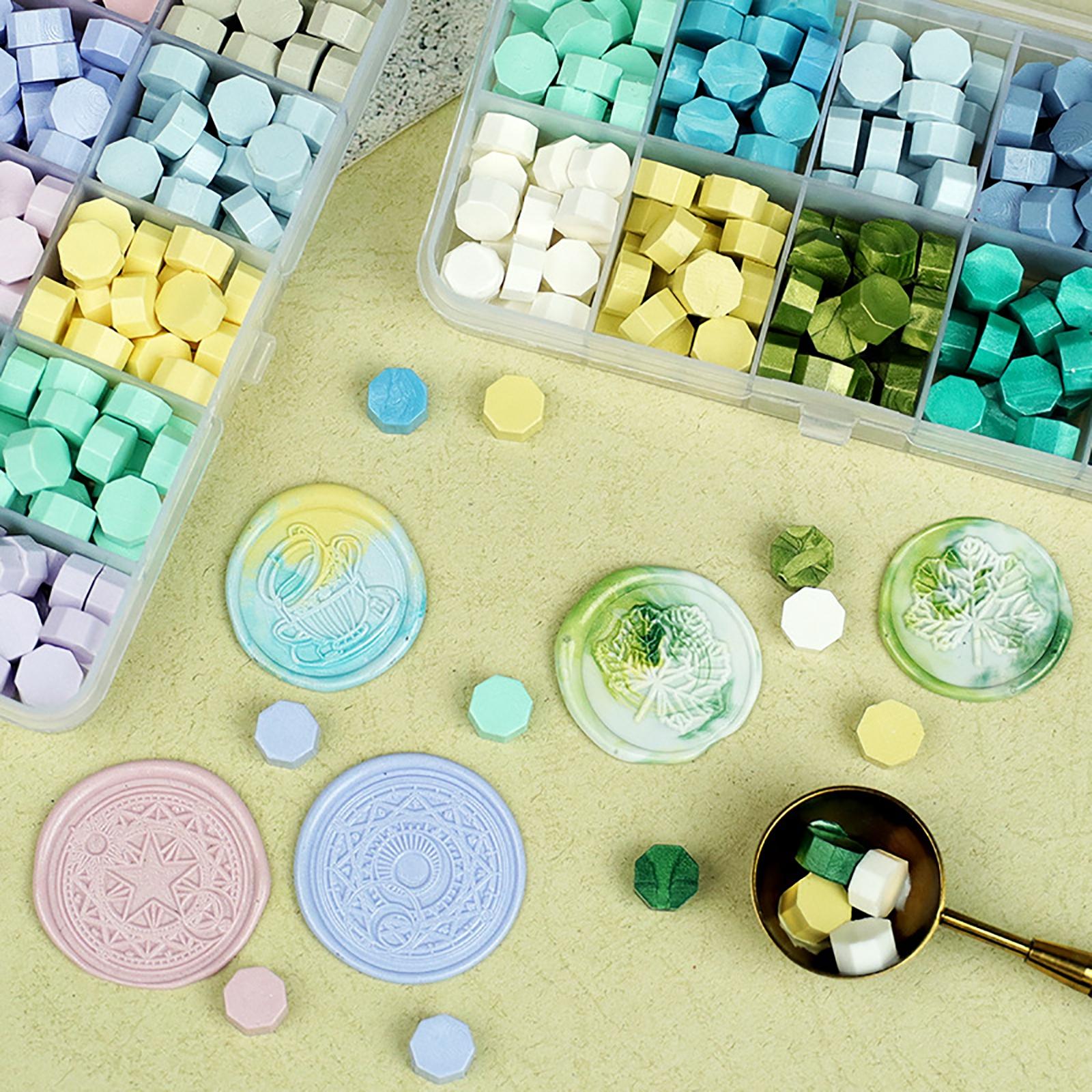 Letter Sealing Beads Macaron M - Wax Seal Stamp Kit ulasan dan harga