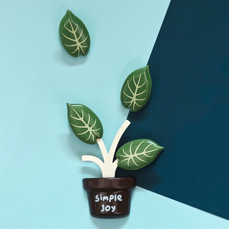 Cute Potted Plant Desk Clip 2  - Paperclip Magnetic Set ulasan dan harga