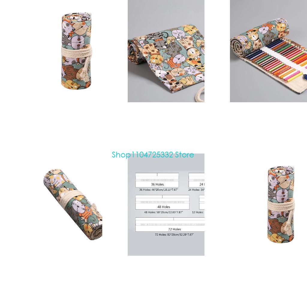 P5EA Cartoon for Cat 12/24/36/ - Pen Pouch Roll ulasan dan harga
