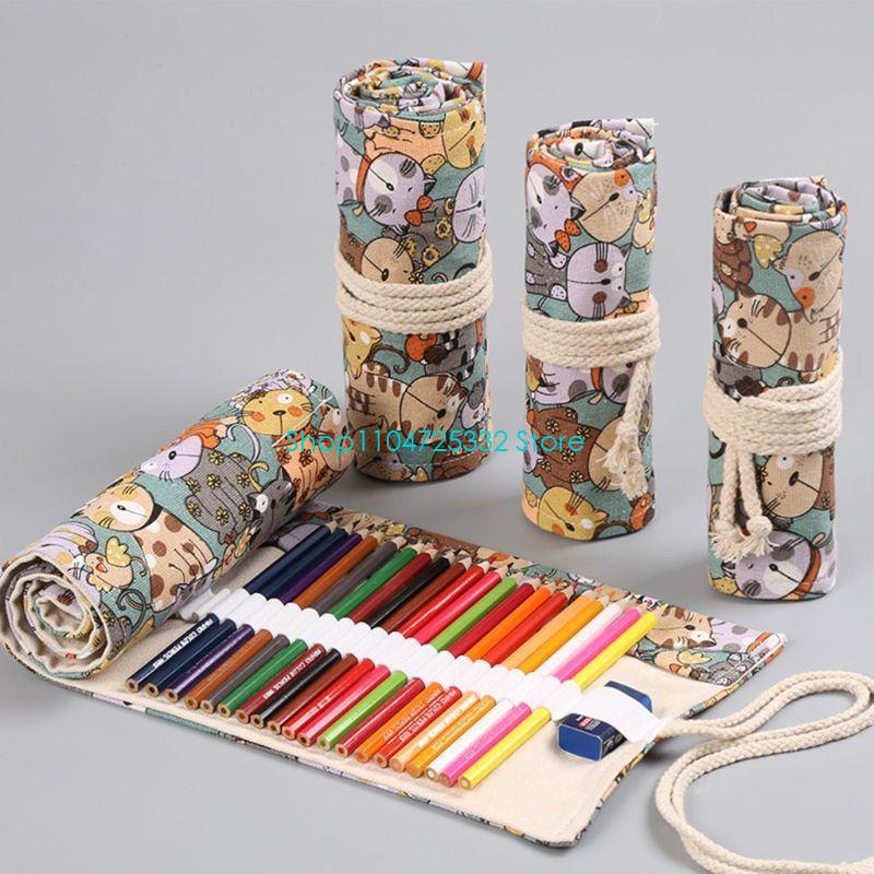 P5EA Cartoon for Cat 12/24/36/ - Pen Pouch Roll ulasan dan harga