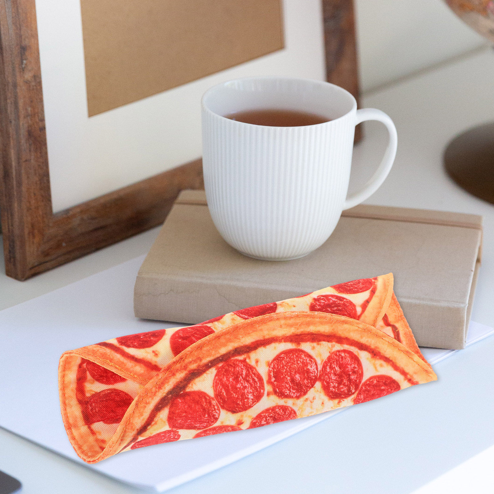 Pizza Pencil Case Roll Up Canv - Pen Pouch Roll ulasan dan harga