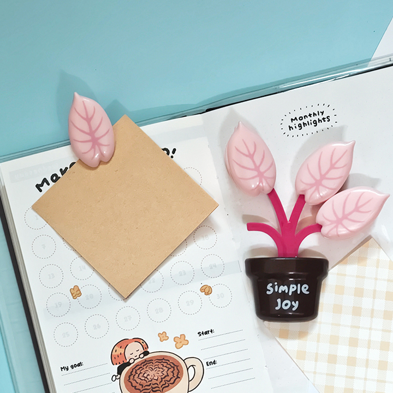 2 sets Magnetic Potted Plant B - Paperclip Magnetic Set ulasan dan harga