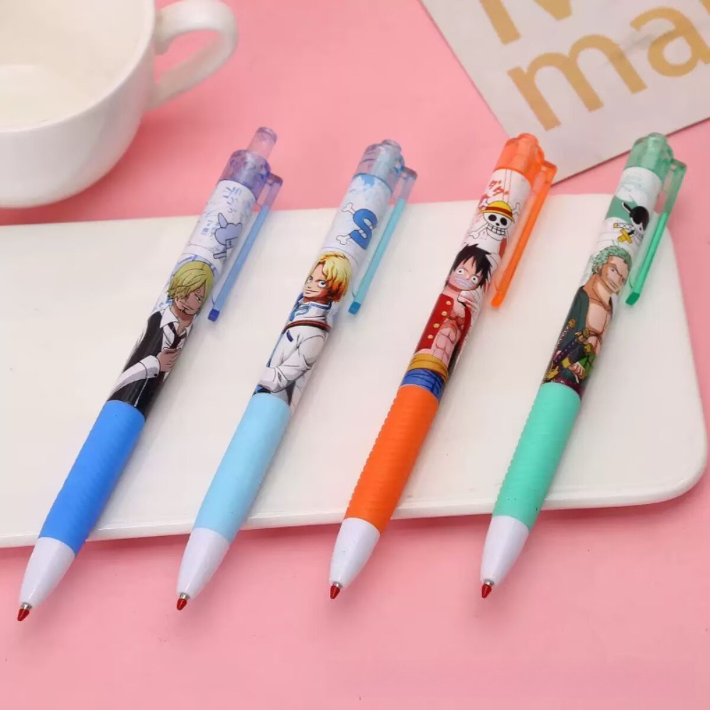 4/12/24Pcs  Anime One Piece Bl - Gel Ink Pen Set ulasan dan harga