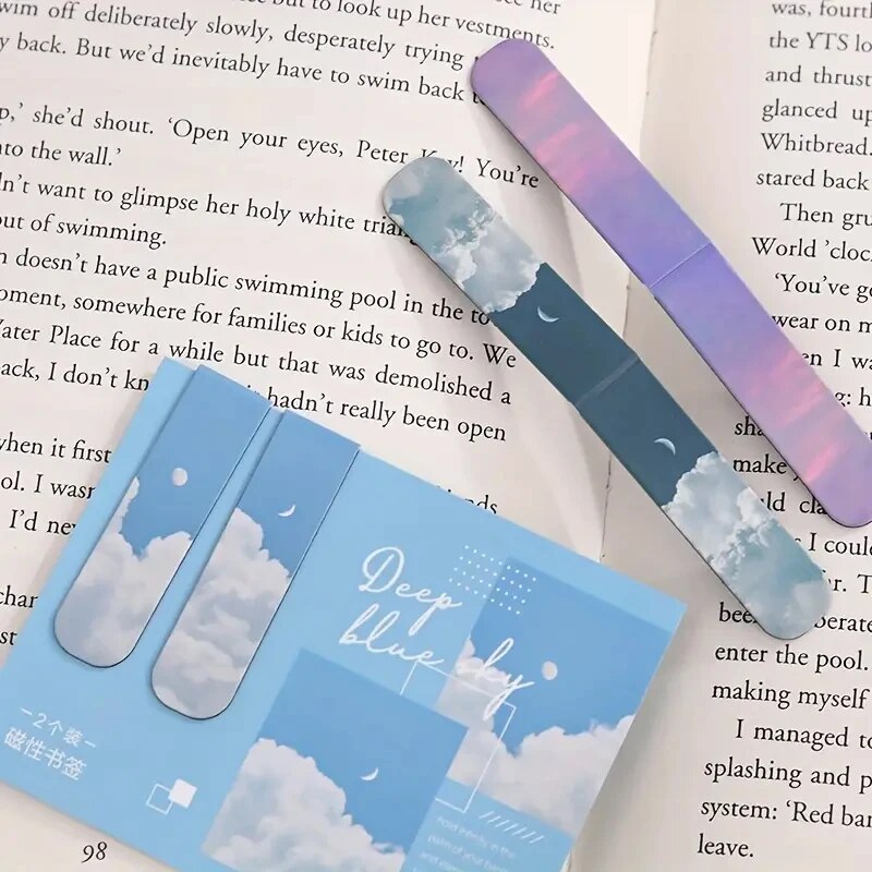 2Pcs/Set Bookmarks Beautiful N - Paperclip Magnetic Set ulasan dan harga