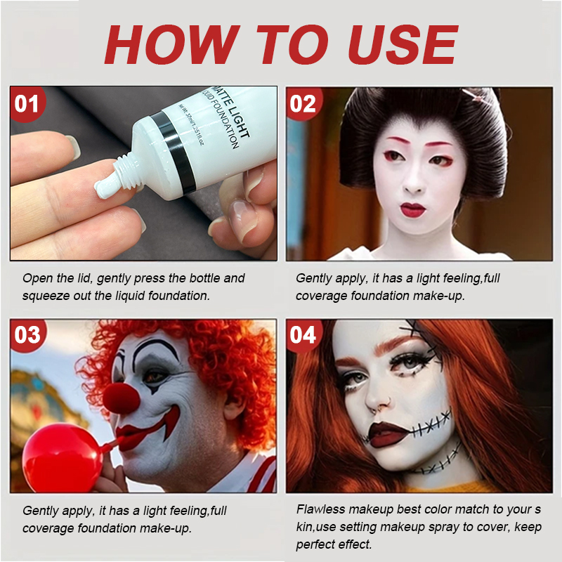 White Liquid Foundation,Full C - Correction Fluid White ulasan dan harga
