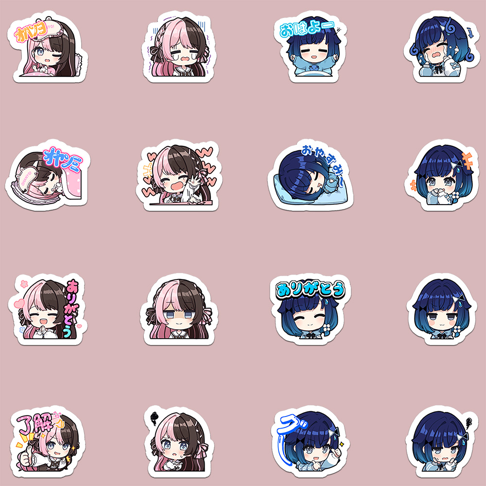 32pcs Cute Tsumugi Kokage And  - Memo Pad Sticky ulasan dan harga
