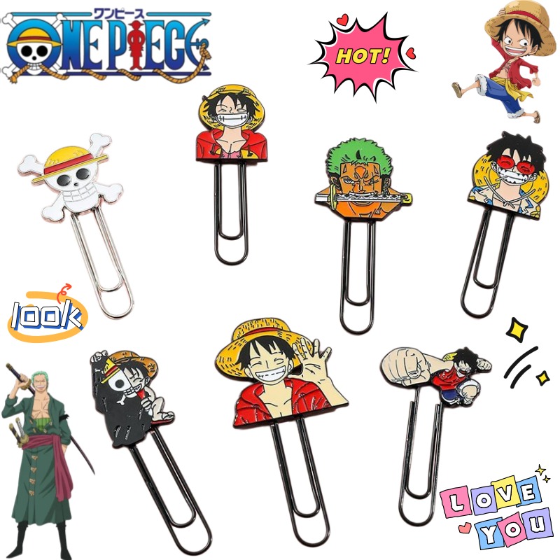 New One Piece Luffy Roronoa Zo - Paperclip Magnetic Set ulasan dan harga