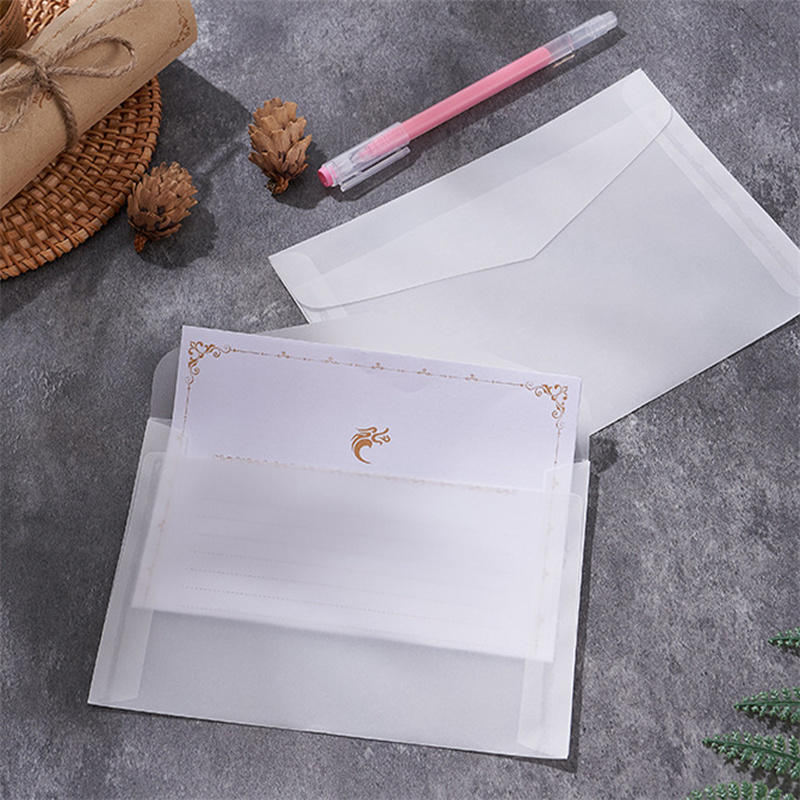 50pcs/lot Blank Translucent En - Letter Envelope Kraft ulasan dan harga