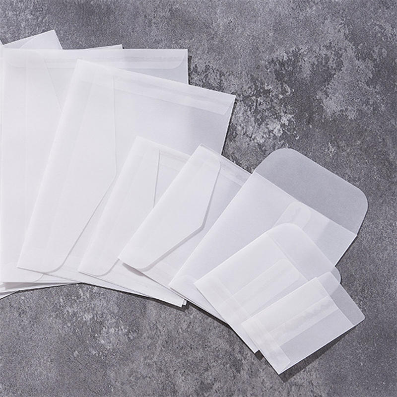 50pcs/lot Blank Translucent En - Letter Envelope Kraft ulasan dan harga