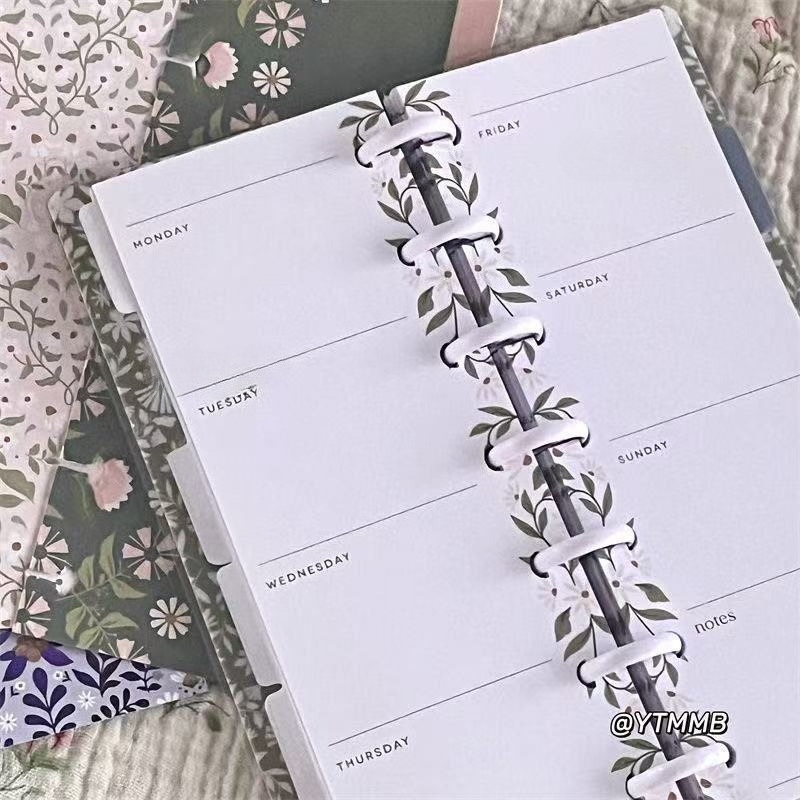 Slim Type Mushroom Hole Loose  - Planner Weekly Budget ulasan dan harga