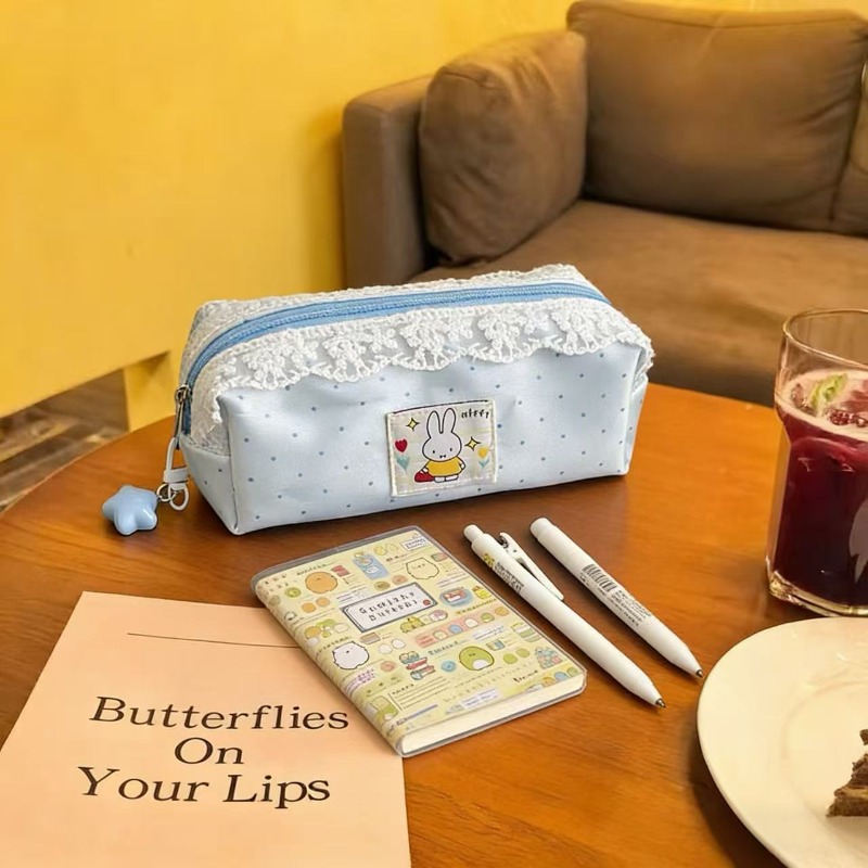 Minimalist Miffy Polka Dot Pen - Pencil Case Large ulasan dan harga