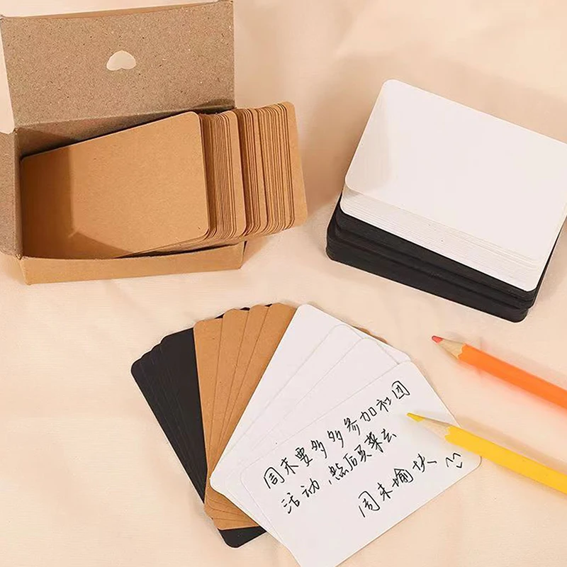 100pcs Kraft Paper Blank Greet - Letter Envelope Kraft ulasan dan harga