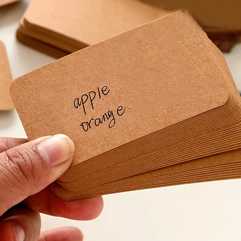100pcs Kraft Paper Blank Greet - Letter Envelope Kraft ulasan dan harga
