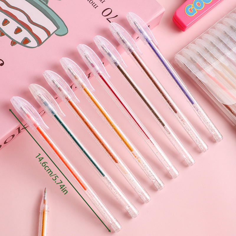 8/12/18-Piece Special Glitter  - Gel Ink Pen Set ulasan dan harga