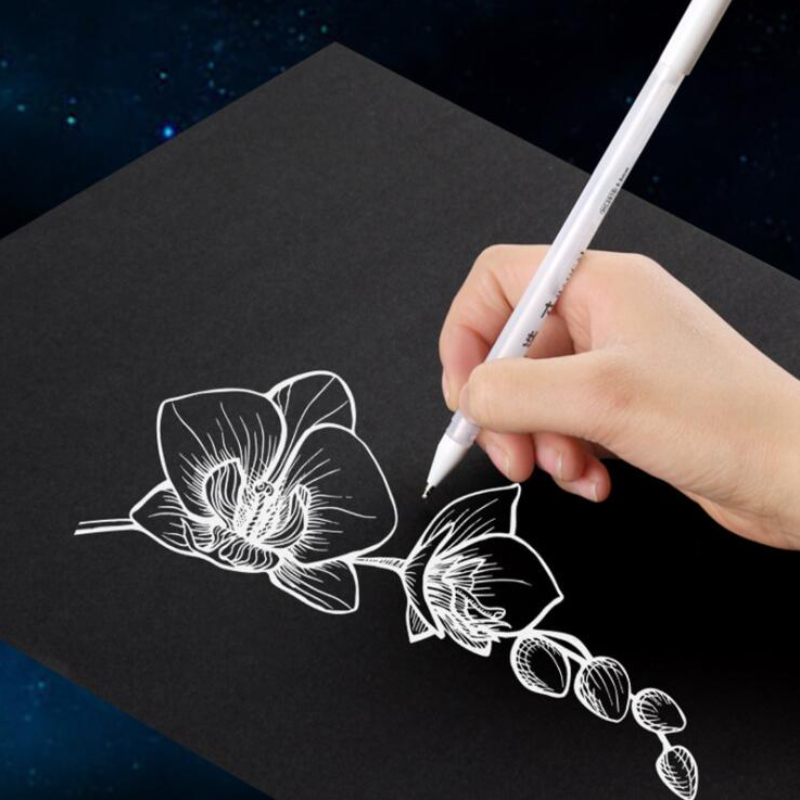 2pc+50pcs Refills/set, Gold/wh - Gel Ink Pen Set ulasan dan harga
