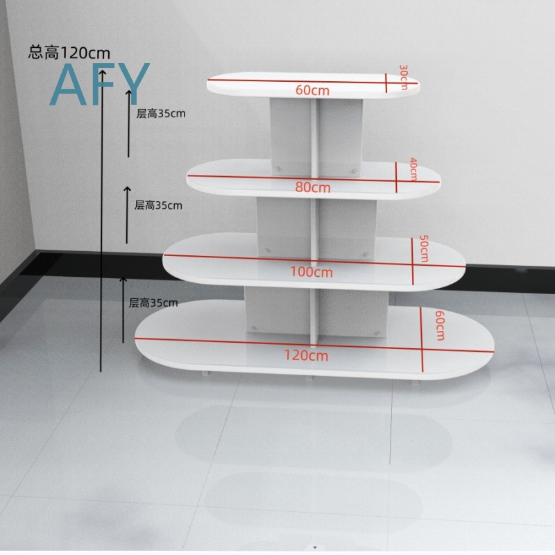 Wooden Round Cabinet for Super - Stationery Office Supply Store ulasan dan harga