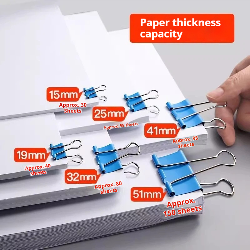 Colored Binder Clips Mixed Col - Binder Clip Assorted ulasan dan harga